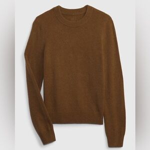 Gap CashSoft Crewneck Sweater | Cocoa Brown | S Tall | NWT